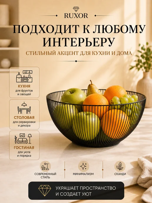 Фото товара 25867, фруктовница